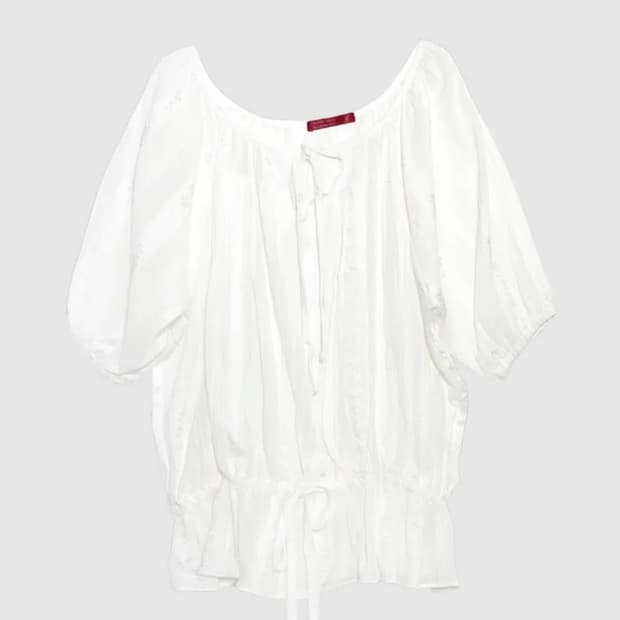 인앤양인하모니 Siesta blouse, ivory