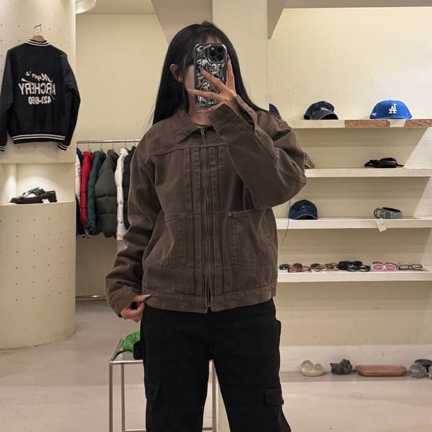 유니폼브릿지 브라운 워크 자켓 U1031