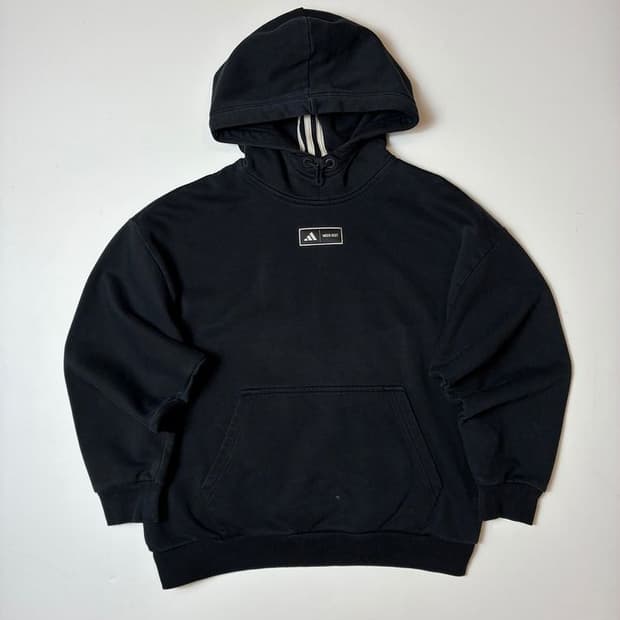 아디다스 x 문부츠 24FW 드롭 숄더 헤비코튼 후드티 PN8720