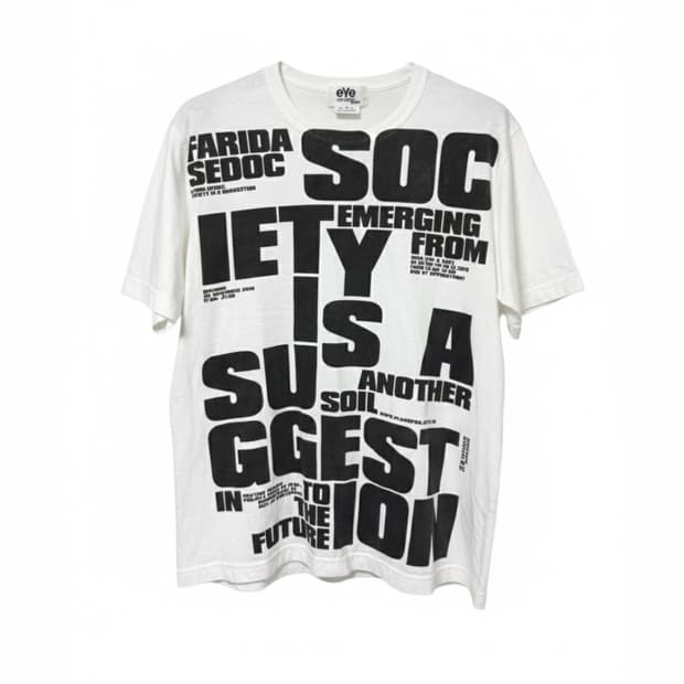 준야와타나베 x 꼼데 반팔 티셔츠