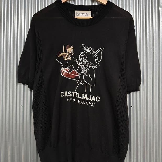 [FREE] 카스텔바작 CASTELBAJAC 톰과제리 자수 빈티지 니트 