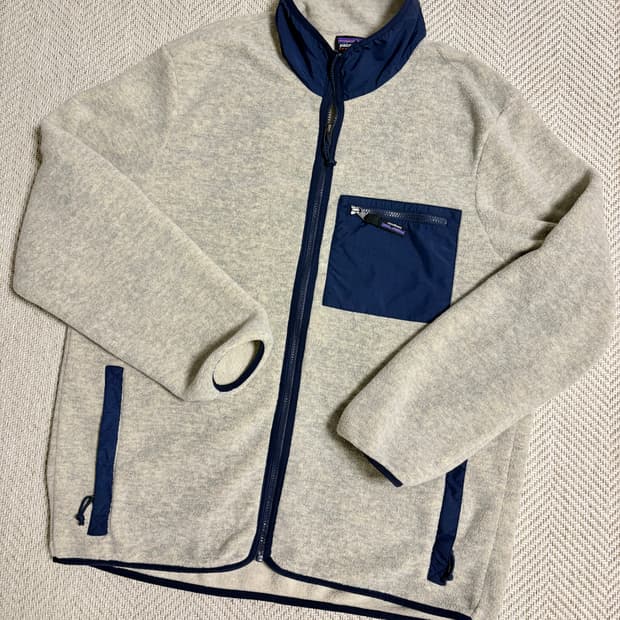 파타고니아 신칠라 플리스 집업 자켓 오트밀헤더