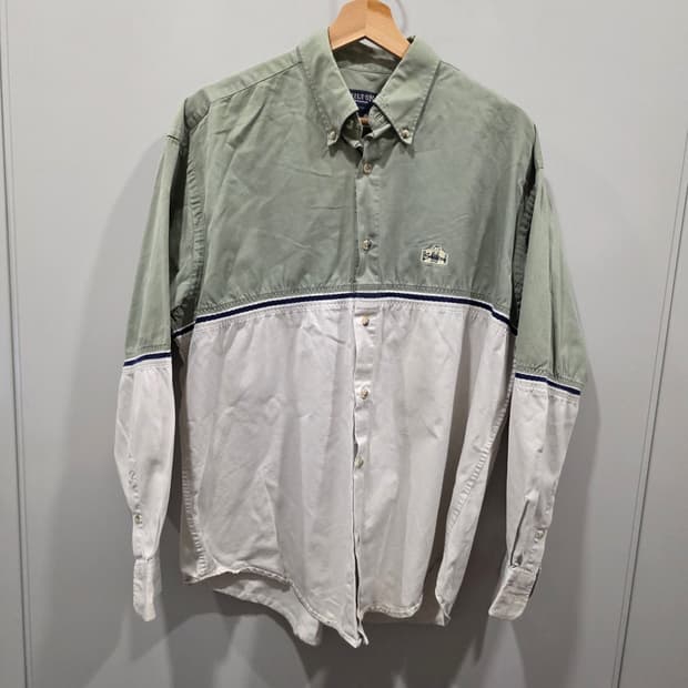 실턴(SHILTON) 배색 빈티지 코튼 셔츠