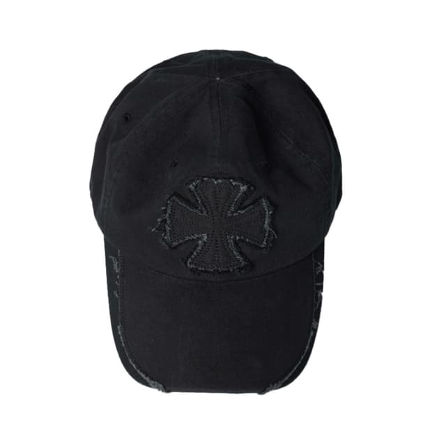 [L] etce 크로스 레이어드 워싱 캡 블랙