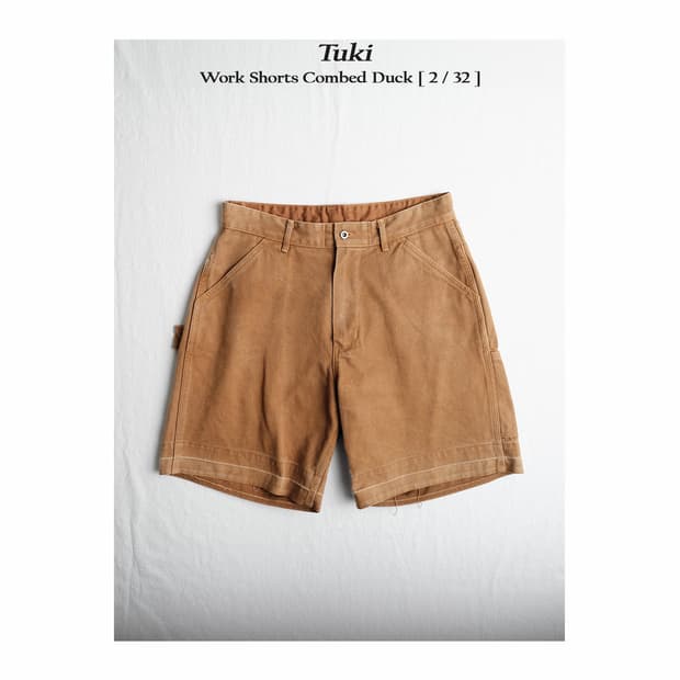 투키(tuki) 0102 워크 쇼츠 덕 반바지 2(32)사이즈