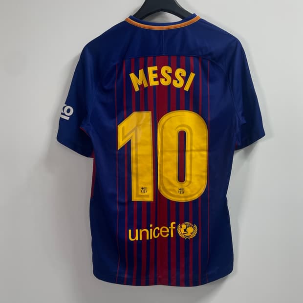 17-18 나이키 바르셀로나 메시 홈 유니폼 레플리카 티 (on.438)
