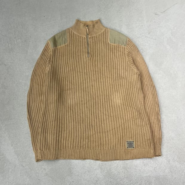 에디바우어 반집업 니트 s09734