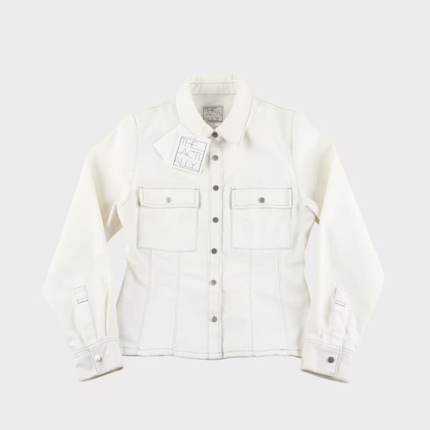 [1] 더액츄얼리 화이트 데님 자켓
