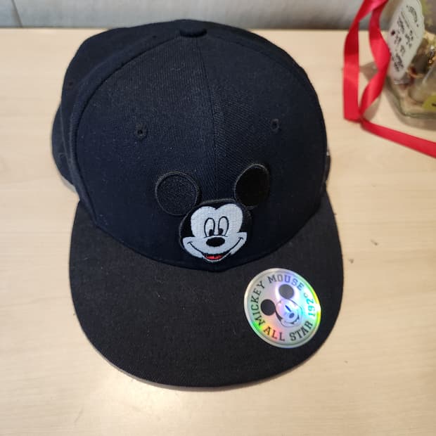 Disney 미키마우스 블랙 볼캡 | ALL STAR 1928 자수