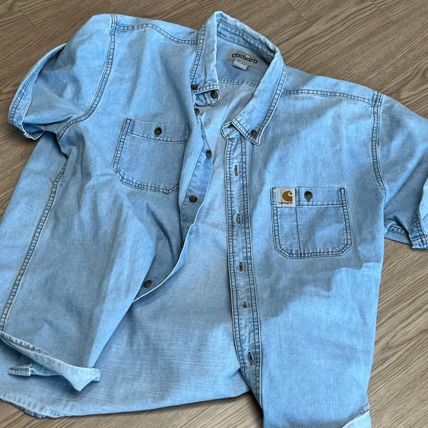 칼하트 데님 스카치 청남방 셔츠