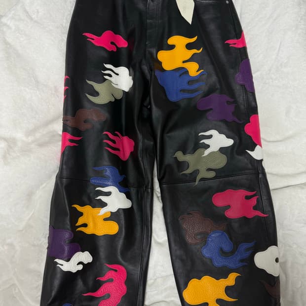 Houseneverdies cloud cow leather pants