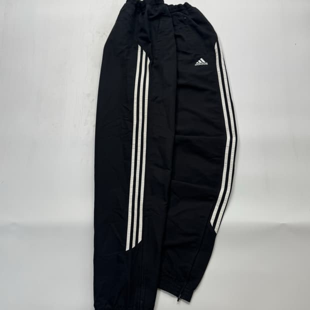 아디다스 삼선 블랙 트랙팬츠 바람막이 바지
