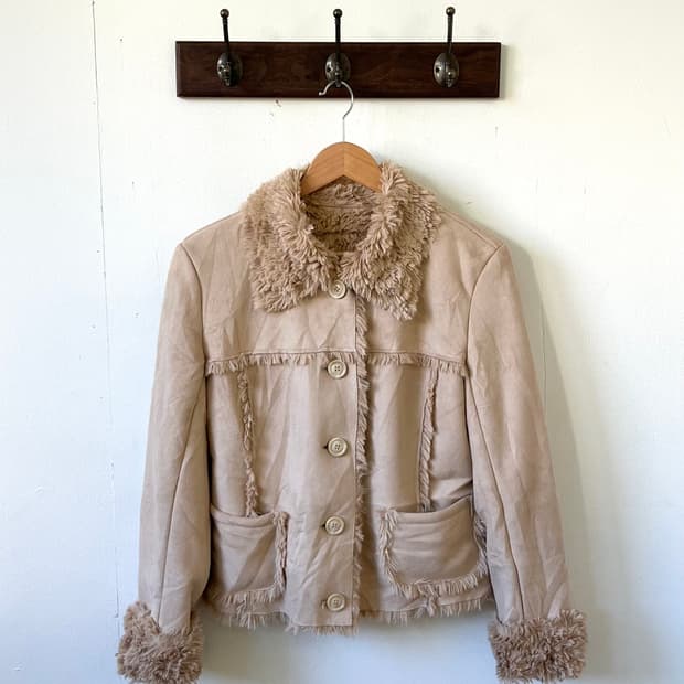 Luxue 스웨이드 테슬 자켓