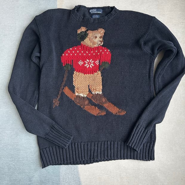 폴로 핸드니트 스키베어