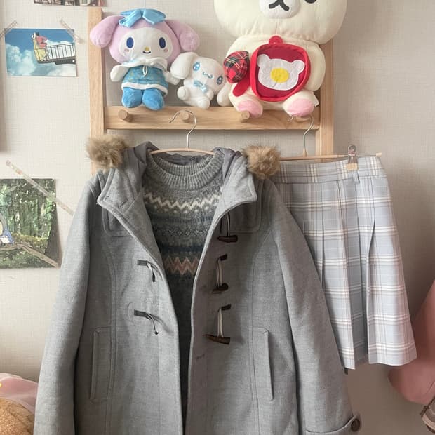 모리걸 빈티지 겨울 모리 set❄️🩵🤍