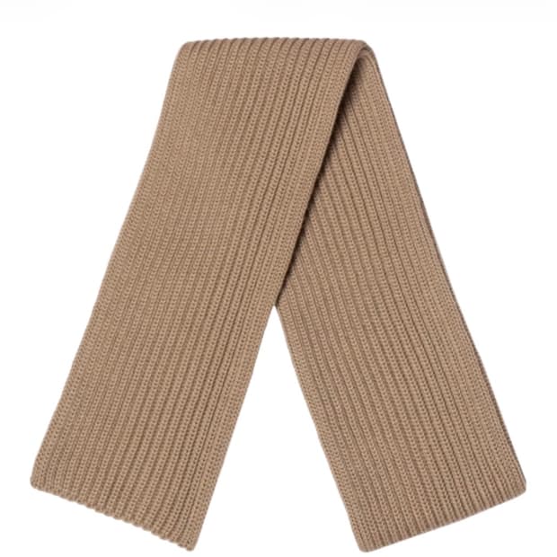 안데르센 안데르센 숏 머플러 카멜