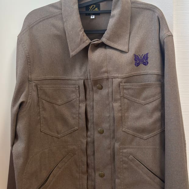 니들스 페니 진 자켓 브라운