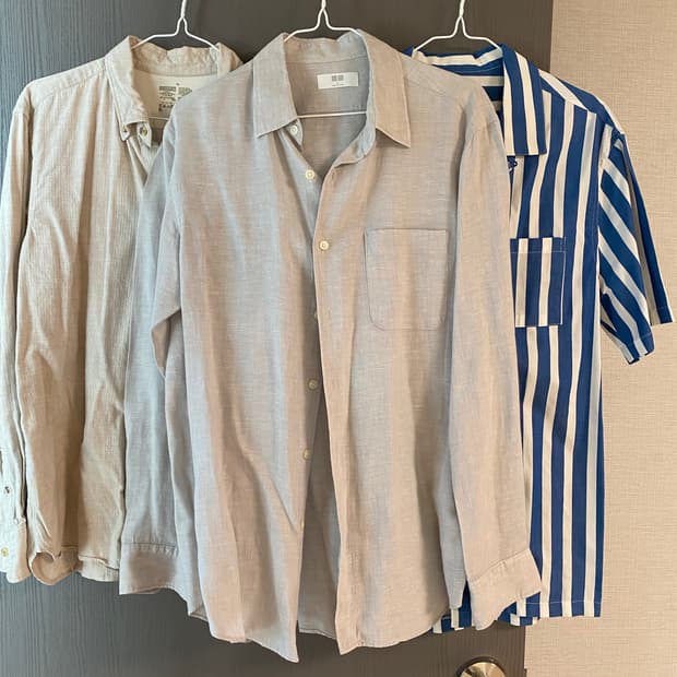 무인양품 유니클로 mmgl 일괄 셔츠