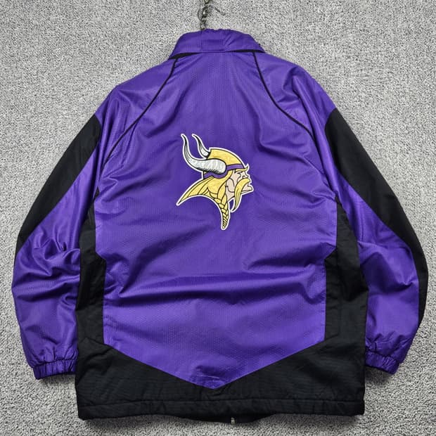 G-III NFL 미네소타 바이킹스 후디 배색 자켓 (S) / 10173