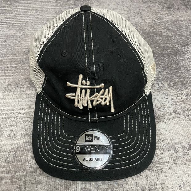 스투시 x 뉴에라 메쉬 트러커