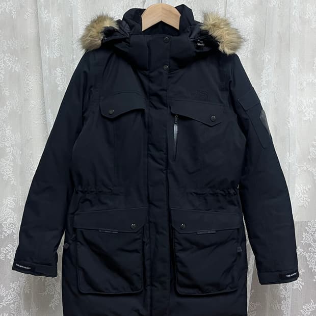 90) 노스페이스 여성 맥머도 2 구스다운 파카 블랙