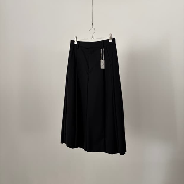 Pintuck Pleats Skirt Pants
