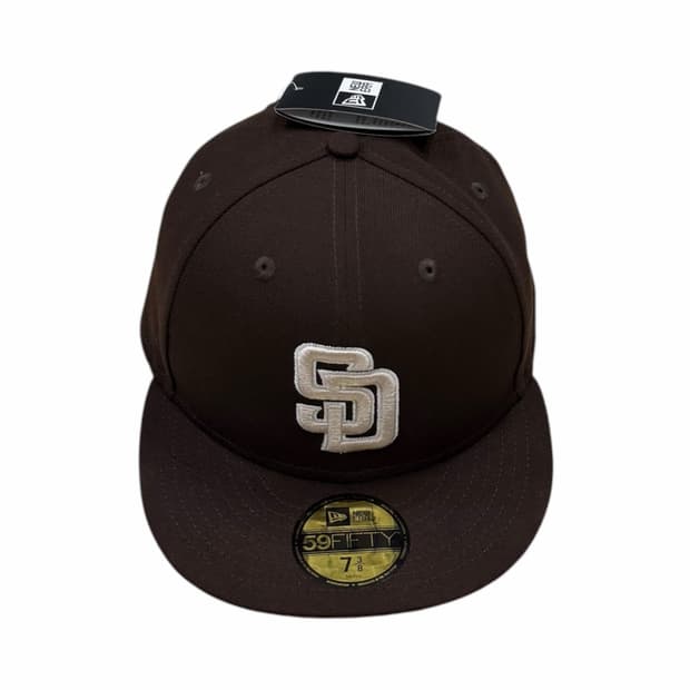 뉴에라 MLB 어센틱 샌디에이고 파드리스 59피프티 피티드 캡 얼트 브라