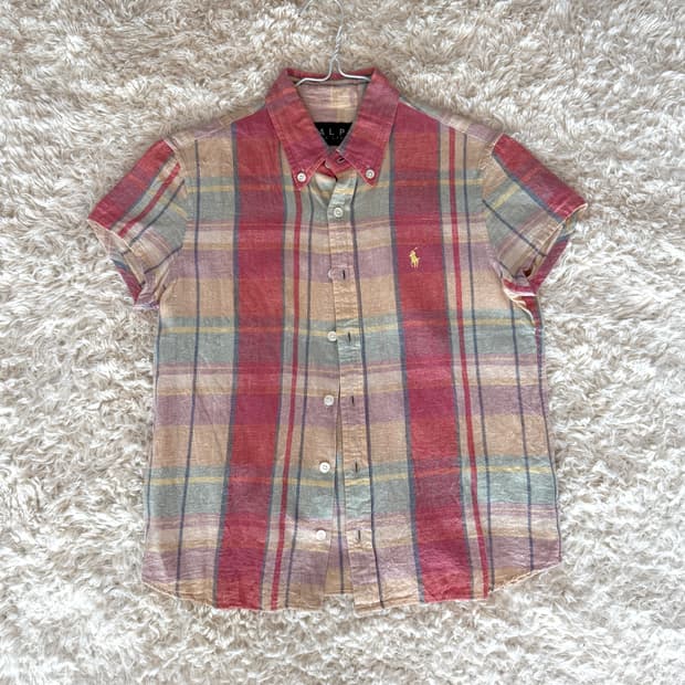 S 폴로 스트라이프 반팔 셔츠