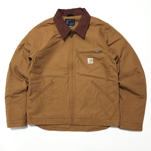 칼하트 OG 덕 디트로이트 자켓 브라운
