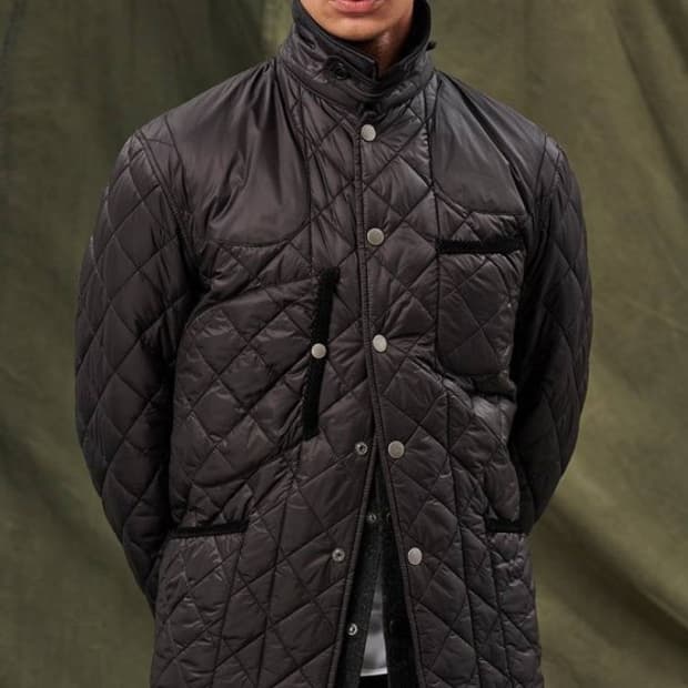 바버 엔지니어가먼츠 스테튼 퀼팅 자켓 M