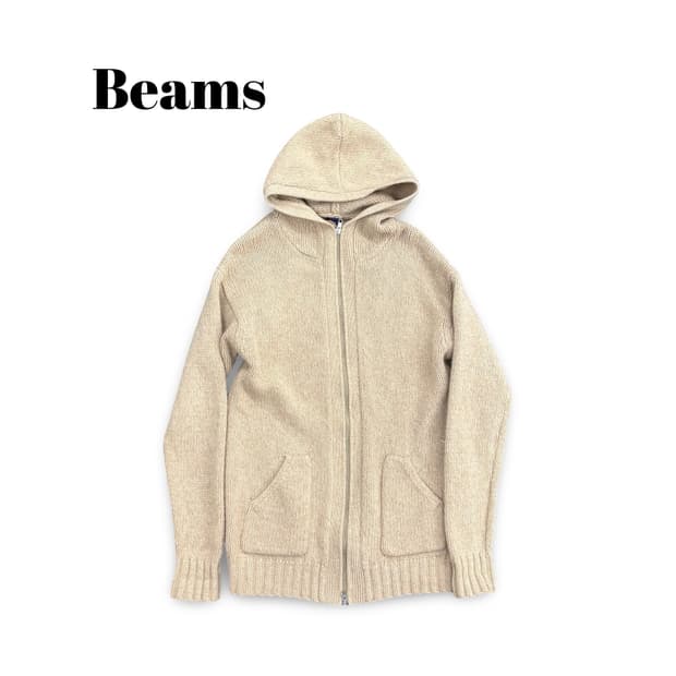 (95)빔즈투웨이양모니트후드집업