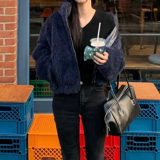 아모멘토 퍼 자켓