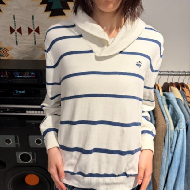 Brooks Brothers 마린 스트라이프 니트