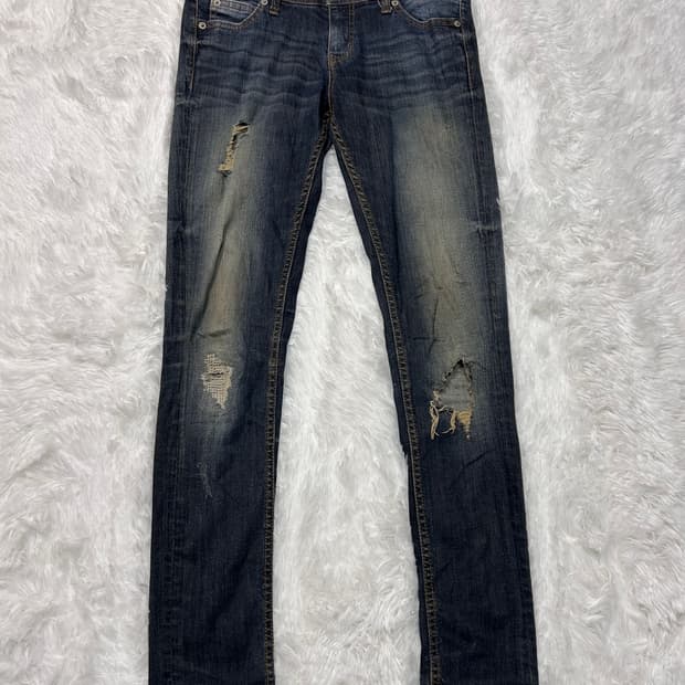 origin conception damaged denim pants