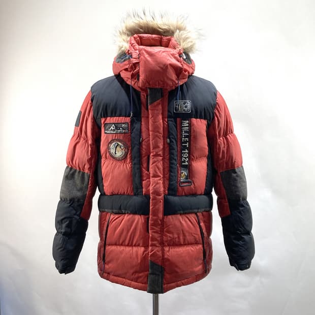 밀레 남성구스다운패딩자켓 후드탈착 95 