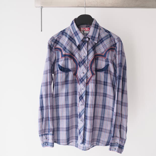 1970~80's TEM TEX western shirt 