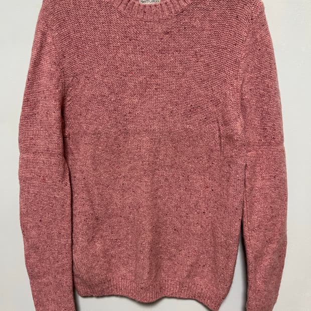 헨리코튼 핑크색 울니트