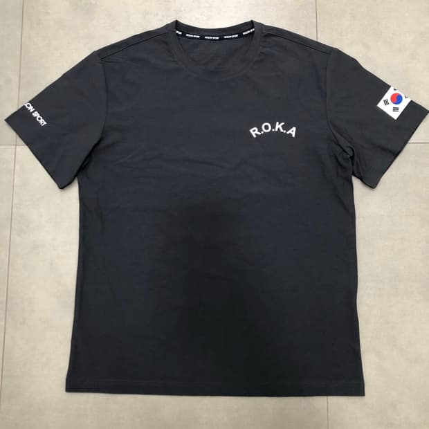 코오롱스포츠 로카 roka 코리아 아미 army 태극기 티셔츠 105