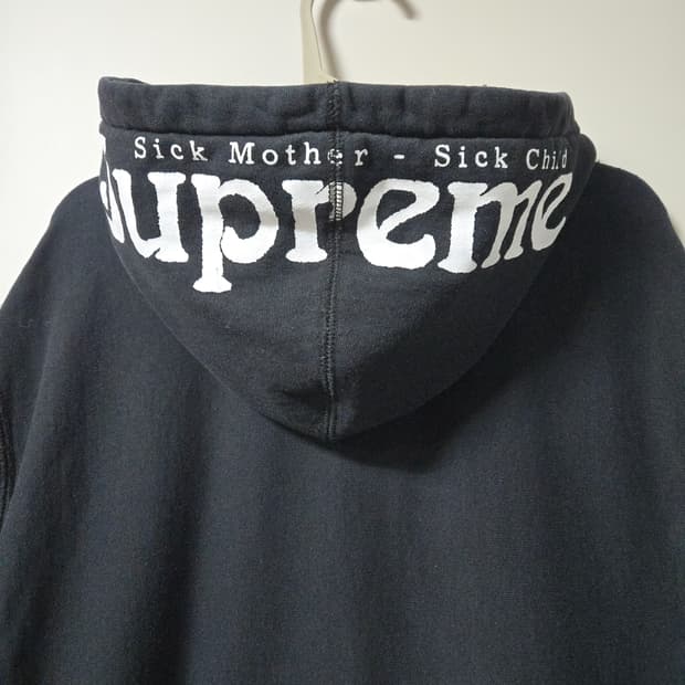 슈프림 Sick Mother Sick Child 후디 L