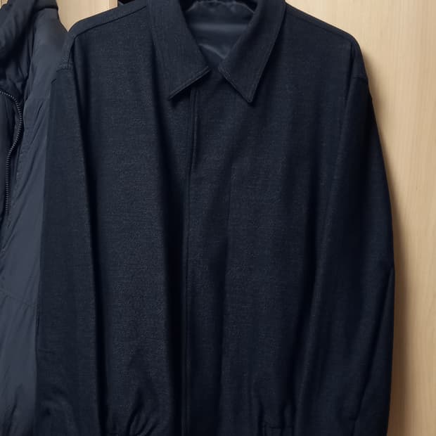 에잇세컨즈 코튼 트윌 블루종 자켓 XXL