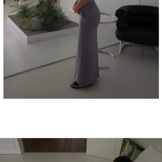 플노팔 플리즈노팔로우 PNF 퍼플 스트라이프 셋업