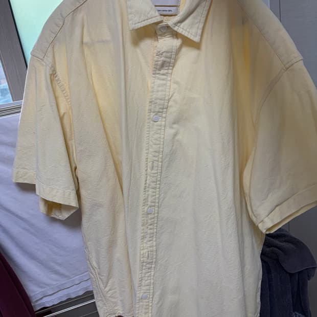 라퍼지스토어 옥스퍼드 반팔 셔츠 옐로우