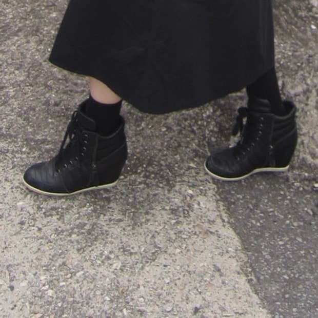 ASH 웨지힐 스니커즈 37