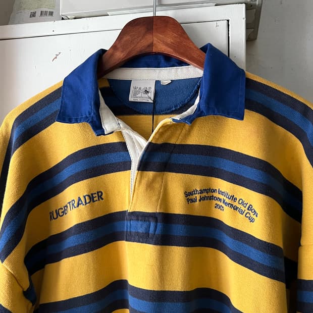 [L]2002 Rugby Trader 헤비웨이트 럭비 티셔츠