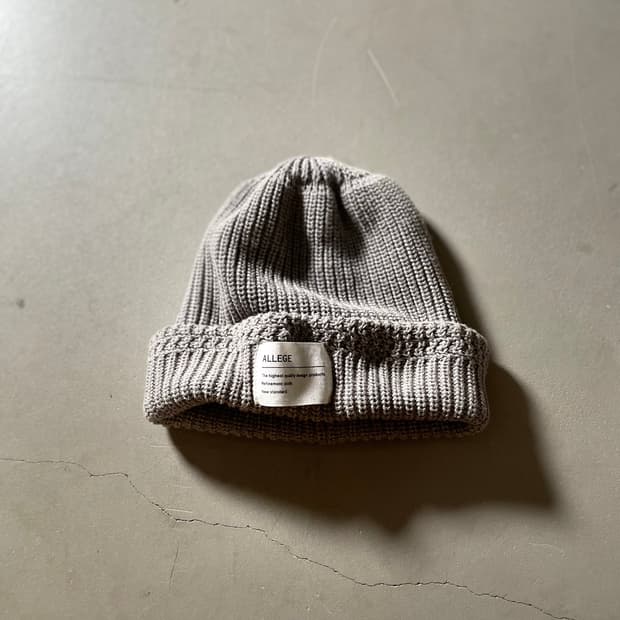 Allege Rib Knit Beanie
