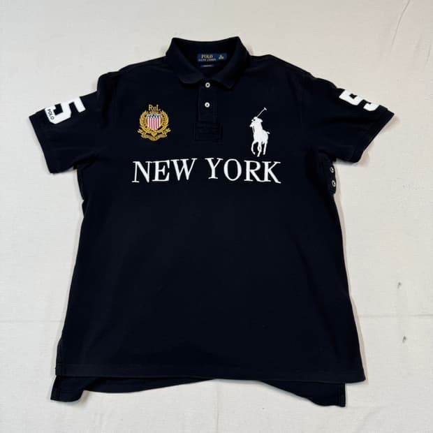 XL) 폴로 랄프로렌 치프키프 뉴욕 빅포니 반팔 카라티