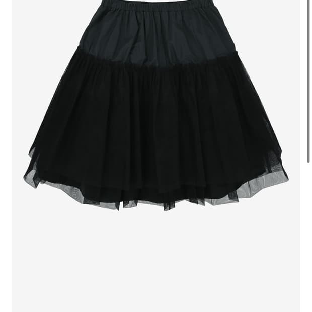 노컨텐츠 메쉬 치마