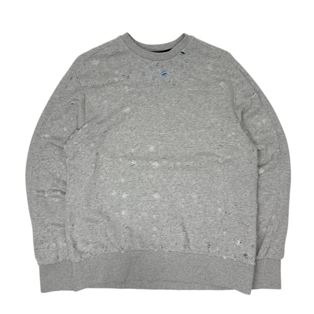 디젤 디스트로이드 맨투맨 스웻셔츠