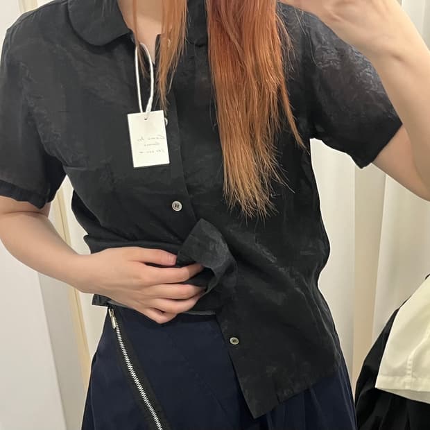 꼼데가르송 블랙 셔츠