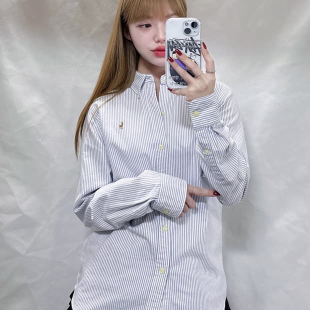 폴로 랄프로렌 포니 스트라이프 셔츠 